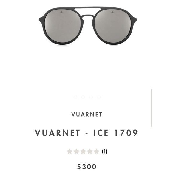 Vuarnet Ice 1709 Black Sunglasses - Picture 1 of 5
